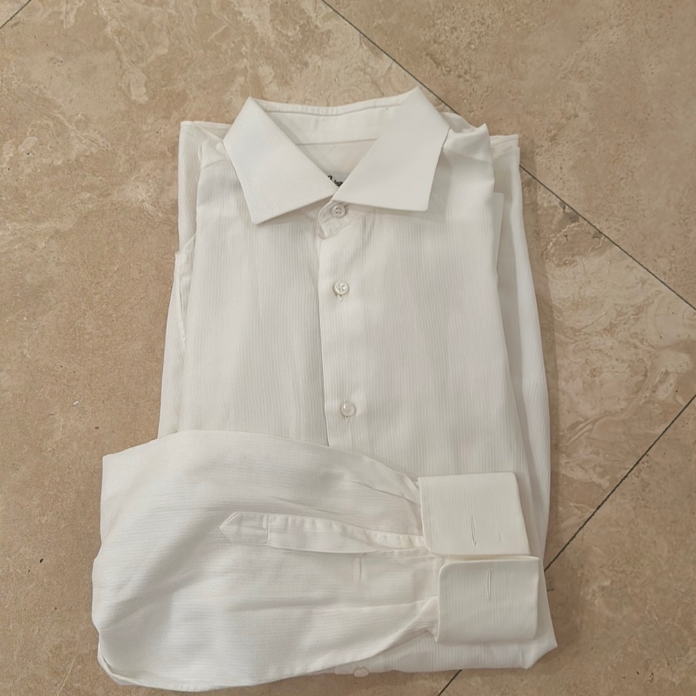 Brioni Men French cuff Dress shirt